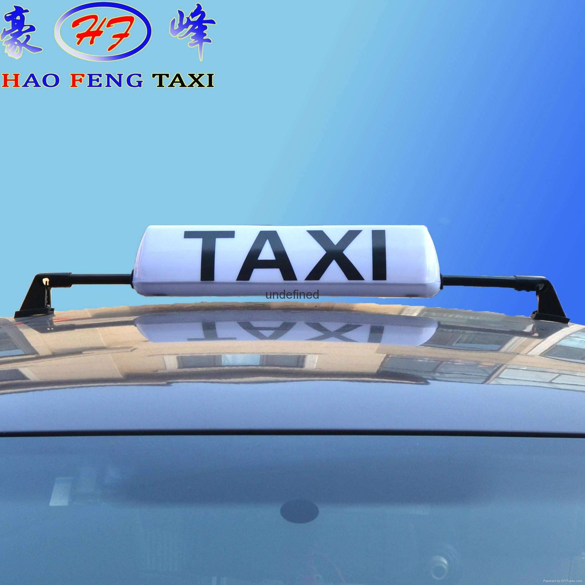 LED智能出租車頂燈  雙邊拉鉤固定  的士車頂燈