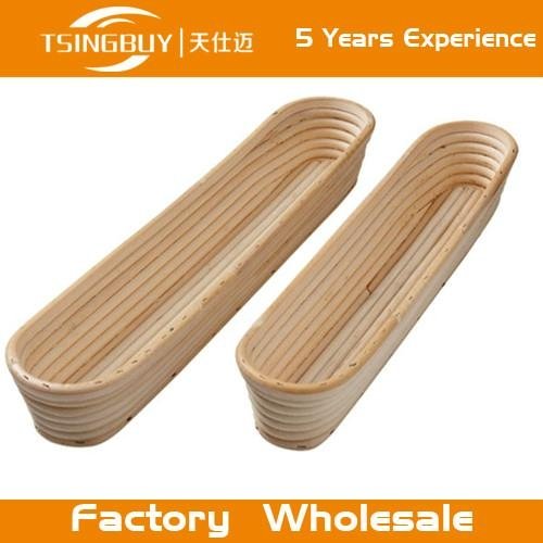 Tsingbuy high quality wooden washable brotform proofing basket