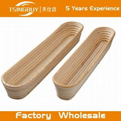 Tsingbuy hot sale coiled ratten basket-cane bread basket-bread proofing basket