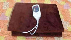 1、 Items:Polyester Electric Heated Blanket  1.Material:100% polyester  2.3 heat 