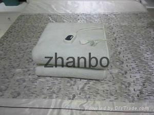 Zhanbo Full Size Electric Warming Heated Blanket Beige Tan PAC-427 Controller 3