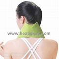 Battery powered far infrared neck heating pad