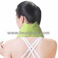 Battery powered far infrared neck heating pad