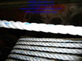 3 strand white polypropylene danline rope for sale 3