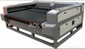 AOL 1610/1810/1812 Auto Feeding fabric leather cloth laser cutting machine 1