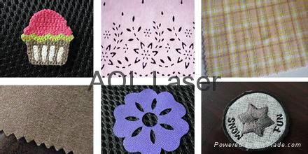 AOL 1325 Auto feeding  fabric leather cloth laser cutting machine 3