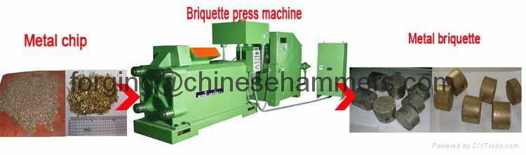 hydraulic briquetting press for metal scrap 3