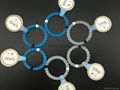 lokai blue clear silicone bead bracelet  2