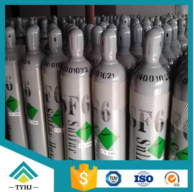 Sulfur Hexafluoride SF6 Gas 99.995% Manufacturer 2