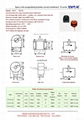 mini pcb current transformer 20A:10mA 2000 turns  3