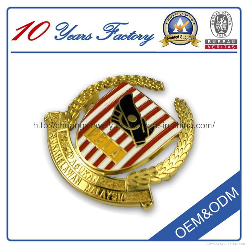 Factory price custom metal badge (cxwy-b01)