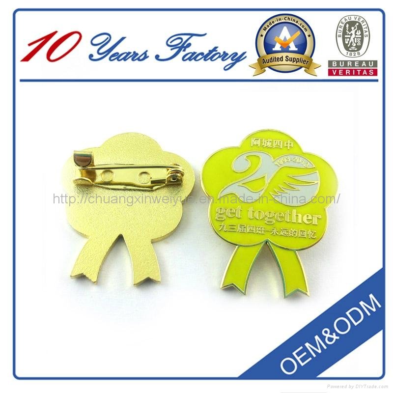 High Quality Promotion Custom Metal Craft Badge 3