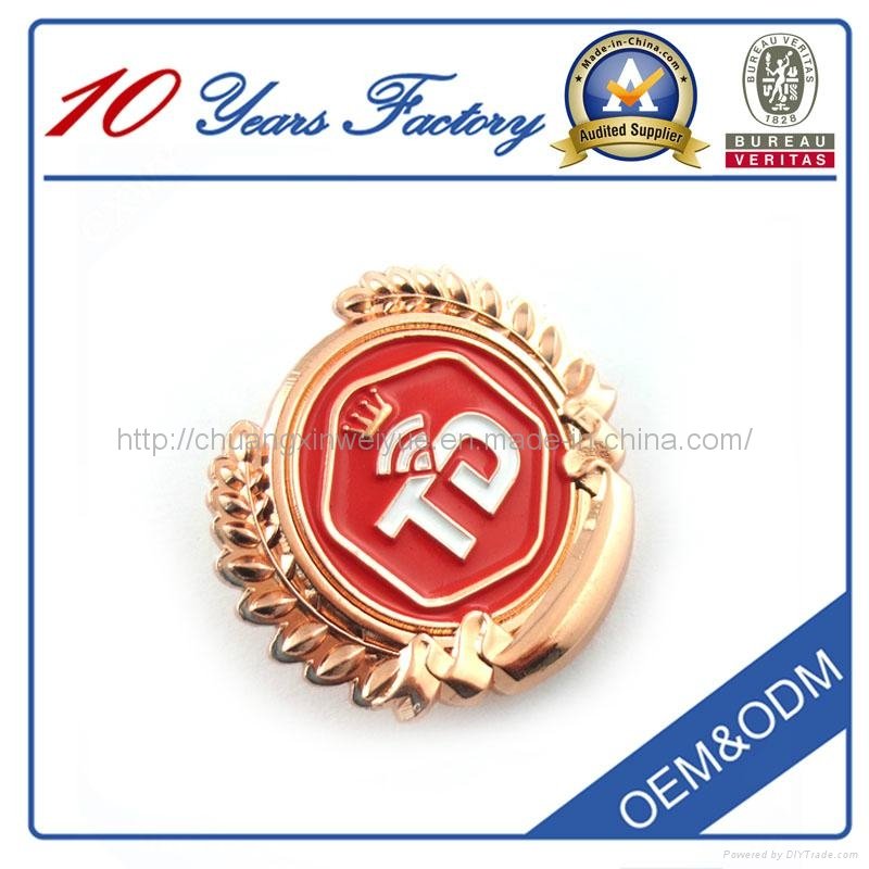High Quality Promotion Custom Metal Craft Badge 2