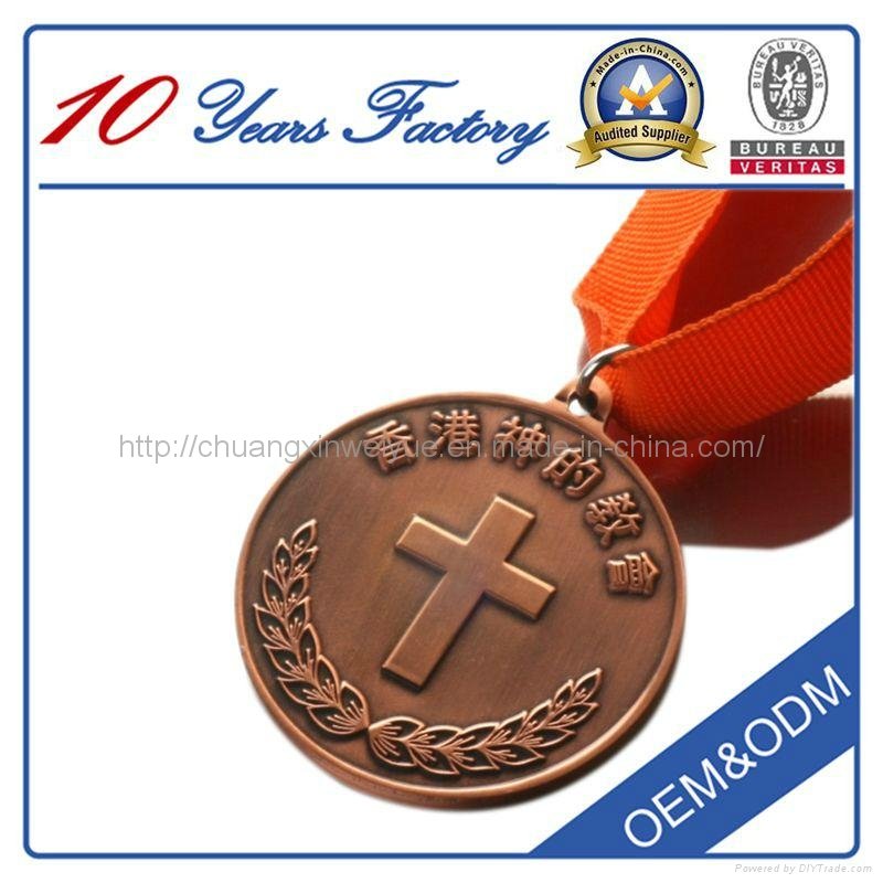 Custom High Quality Low Price custom Gold Medal with Soft Enamel 2