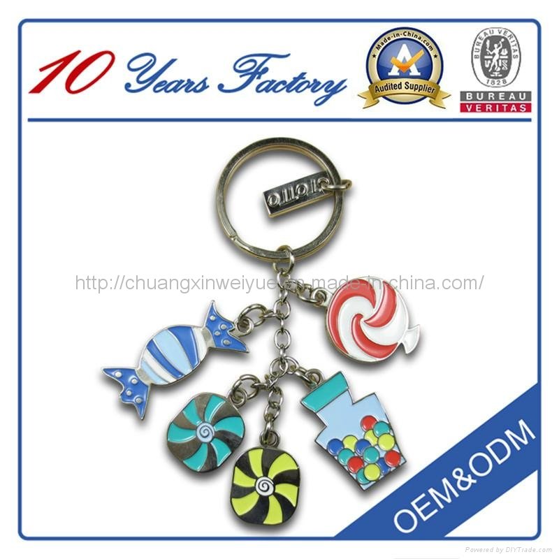 Supply Custom Zinc Alloy Keychain for Promotional Gift 3