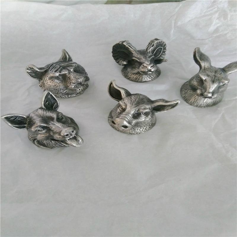 Stainless steel plating antique silver processing
