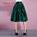 Summer New Women Ball Gown Skirt High Waist Solid Skirt Tutu Skirt YIGELILA 5241 1