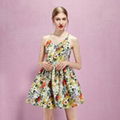 yigelila 61098 short backless dress spaghetti strap women floral summer dress