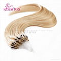 Piano Color Micro Ring Hair 100% Human