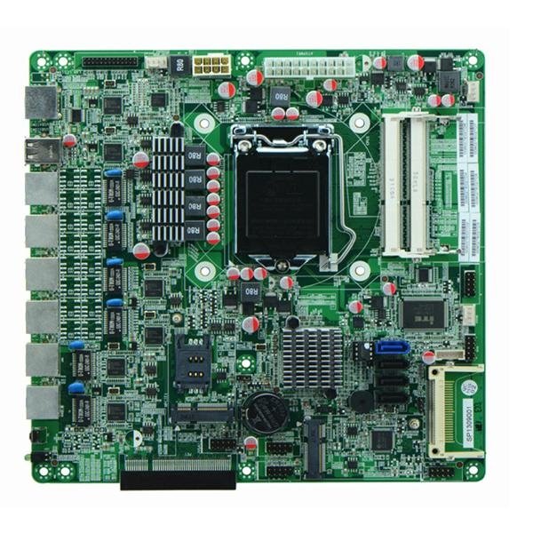 Intel H67 Based Firewall Motherboard for Network Security Application 6Nic SFP