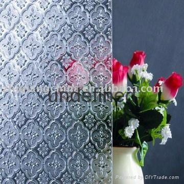 Hot Sale Flora Pattern Glass  3