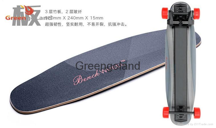 2015 professional electric skateboard with wireless remote control powerful driv 2