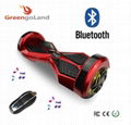 Self balancing electric scooter bluetooth speaker led light remote control cool! 2