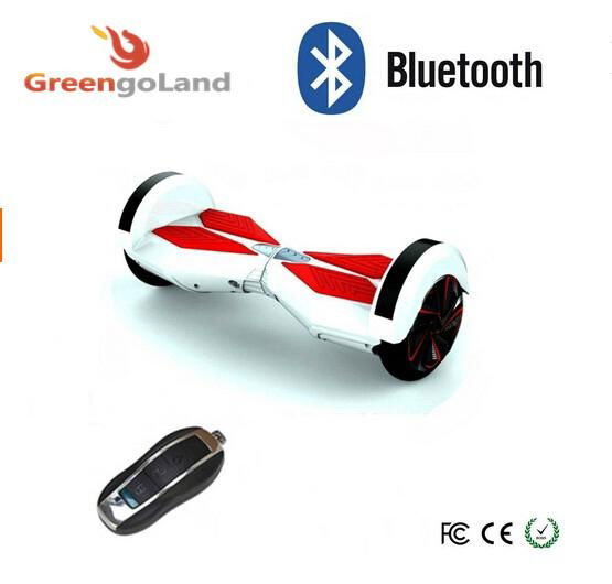 Self balancing electric scooter bluetooth speaker led light remote control cool! 3