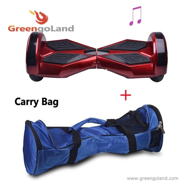 2 wheel self balancing electric scooter with bluetooth speaker led light  5