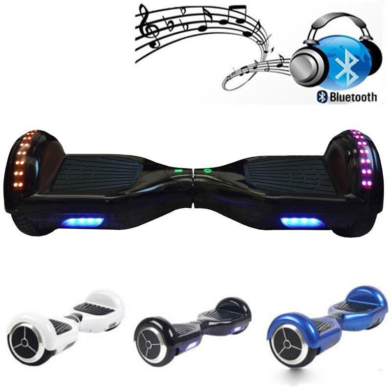 6.5 Inch Self Balancing Scooter with Bluetooth Speaker LED Light 5