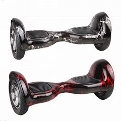10 Inch New Arrival Lightning Pattern Self Balancing Electric Scooter