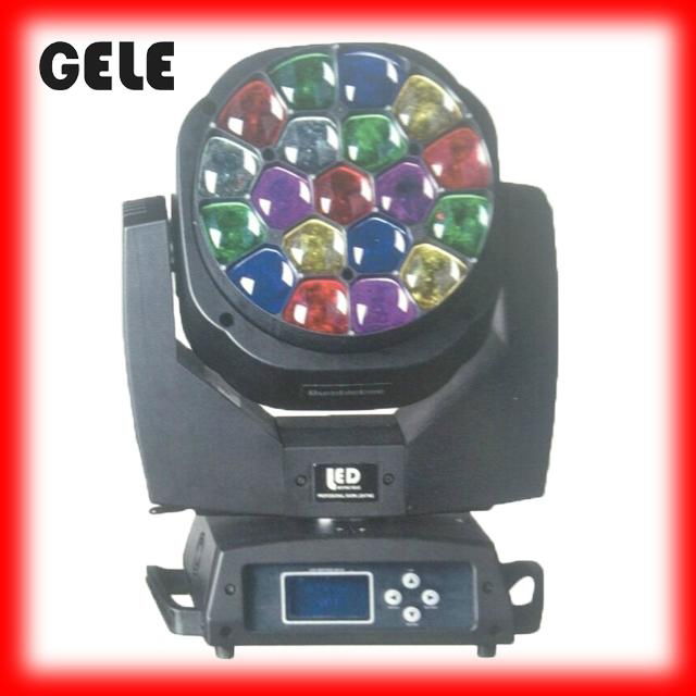 15w 19pcs Led Moving Head Beam Wash Light B-eye 2