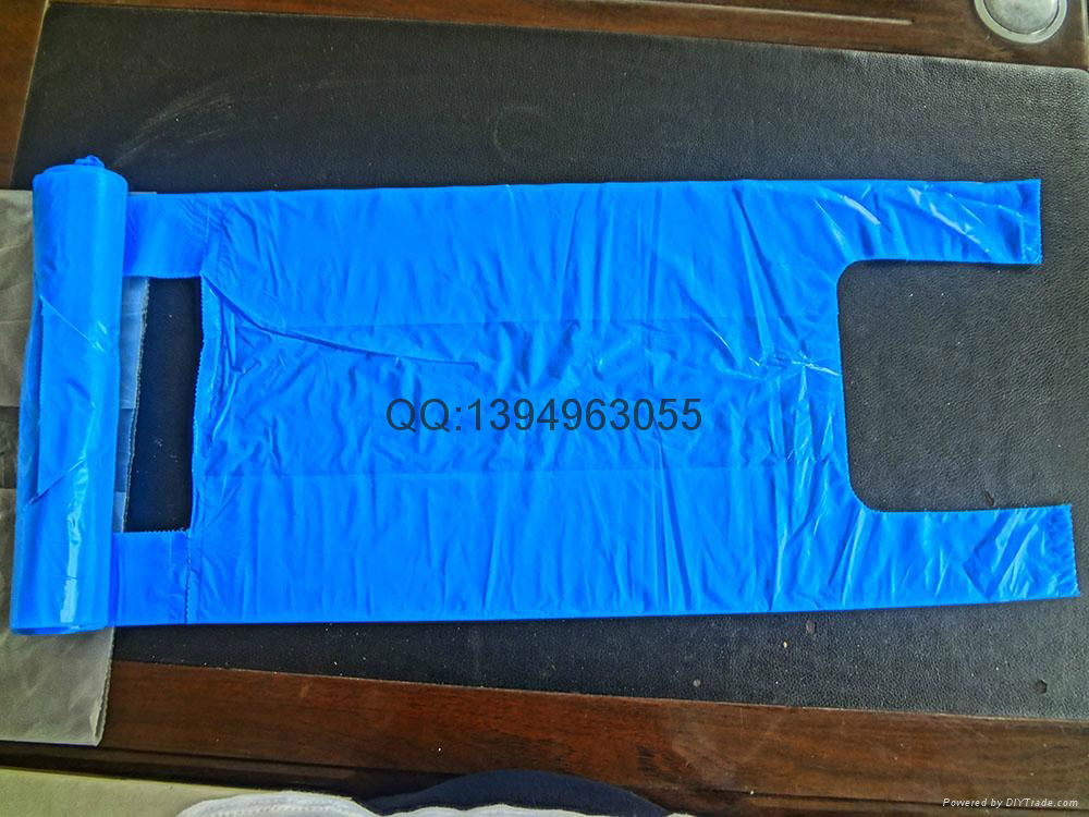 Shandong Factory T-shirt bags on block for shopping and packaging 5
