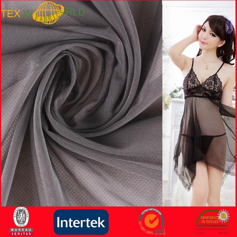 87%Nylon and 13%Spandex Stretch Mesh Fabric for Lingerie (JNE2111) 3