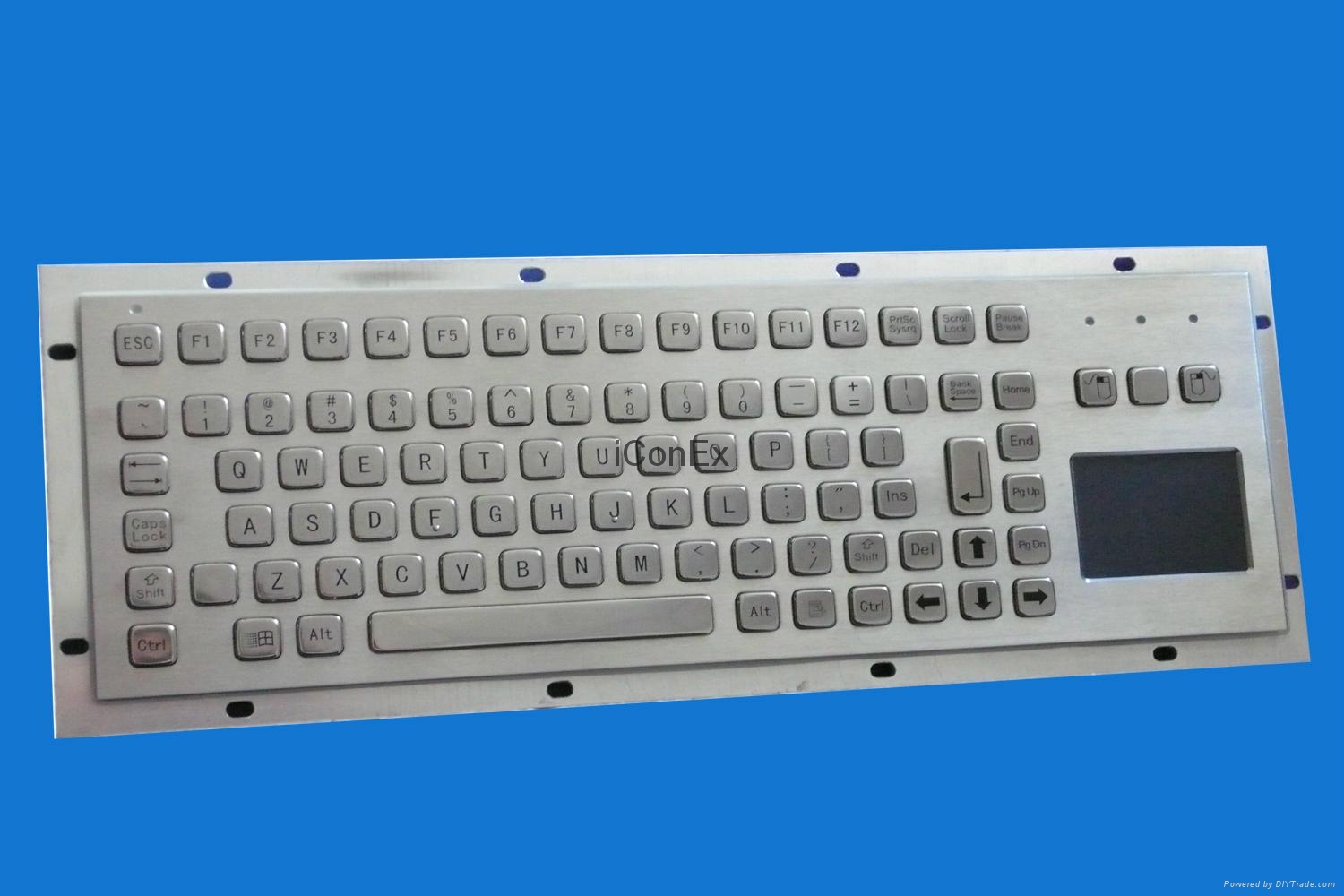 Explosion proof computer intrinsic safety metal PC keyboard 3