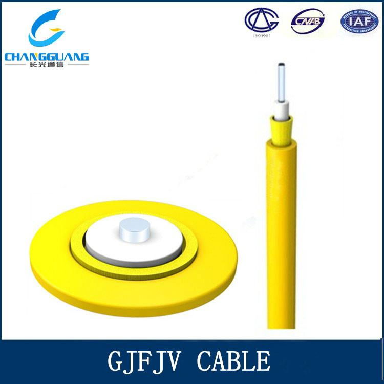 Indoor Aramid Yarn Strength Member Multi Purpose Distribution Cable GJFJV 2