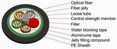 GYTA 12 core single mode fiber optic