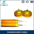 Indoor Duplex Flat Fiber Optic Cable GJFJBV 4