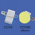 Metal Plastic Badge Clips , Pressure Sensitive Ribbed Thumb-Grip Clip , ID Clip 4