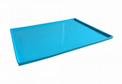 Silicone baking sheet rolling cake mold