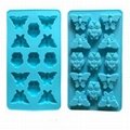 100% silicone Butterfly & owl chocolate mould
