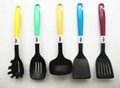 Food grade heat resistant high quality durable silicone kitchen utensils set spa