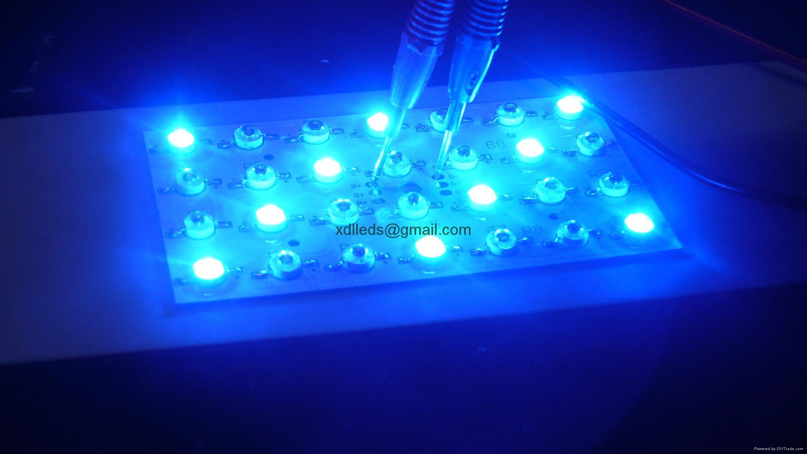 DC12V 28W PCB with 1 watt RGB Led soldered with Lens reflector 5