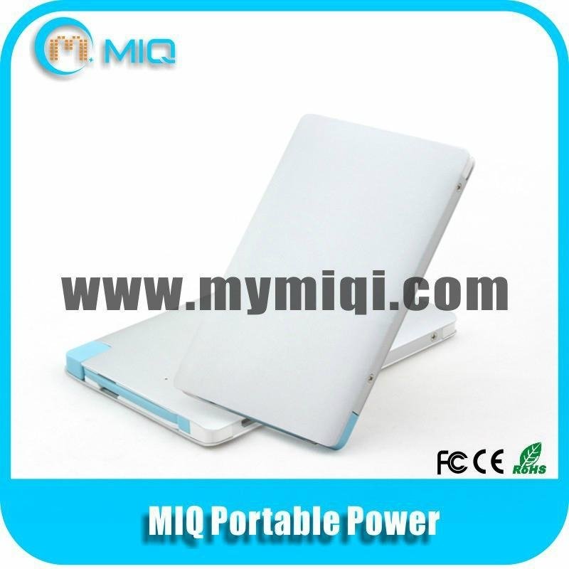 Ultrathin pocket size portable power bank 3500mah with low price