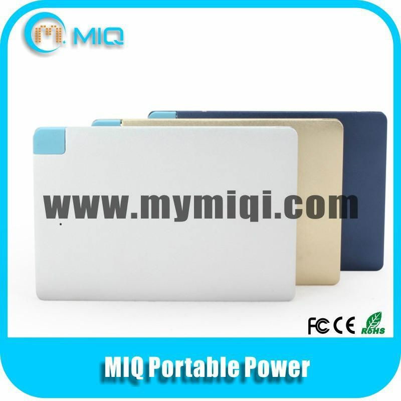 Ultrathin pocket size portable power bank 3500mah with low price 2
