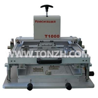 T1000 desktop precision semi-automatic screen printing machine 