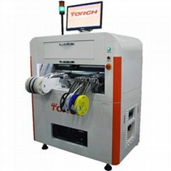 six-head small high speed visual pick and place machine