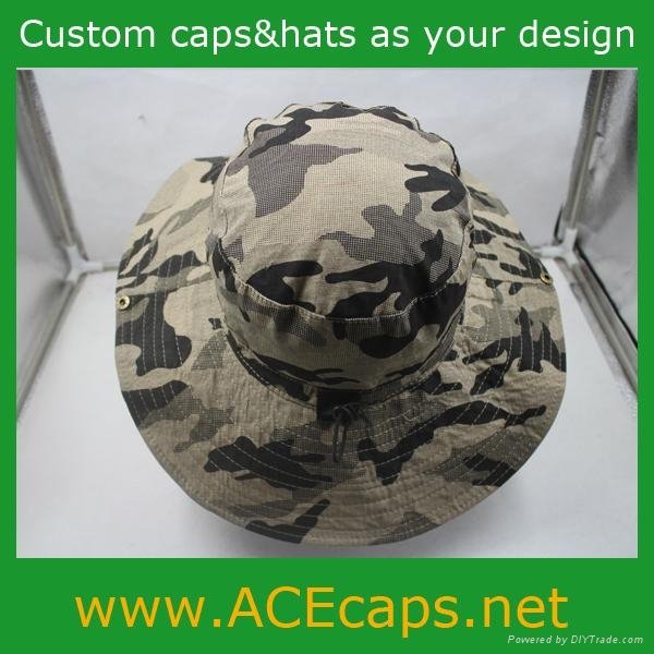 cotton camouflage bucket hat,jungle hat