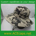 cotton camouflage bucket hat,jungle hat 2