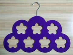 Multifunctional velvet butterfly hangers